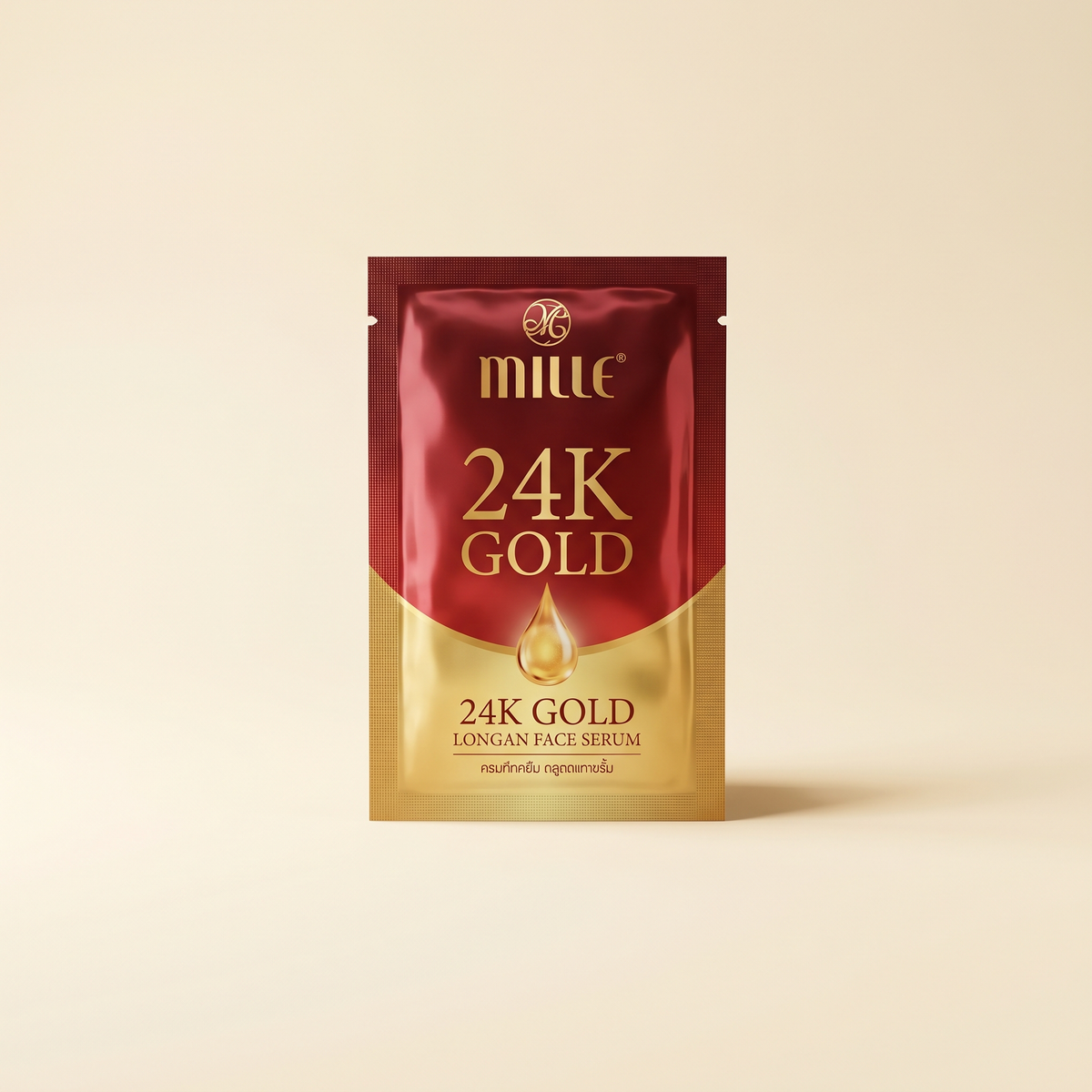 Mille 24K Gold Longan Serum Verpackung