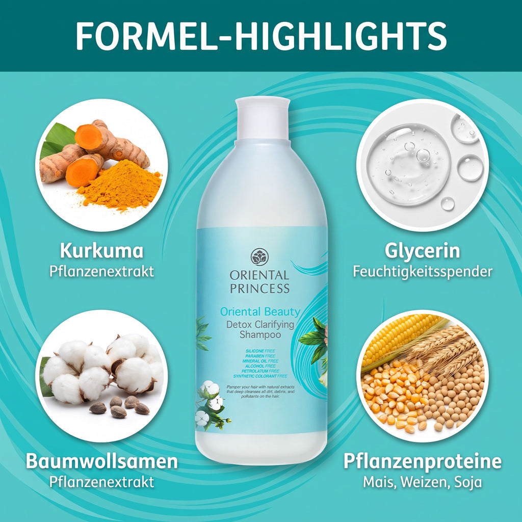 Oriental Princess Oriental Beauty Detox Clarifying Shampoo 400 ml | Formula highlights