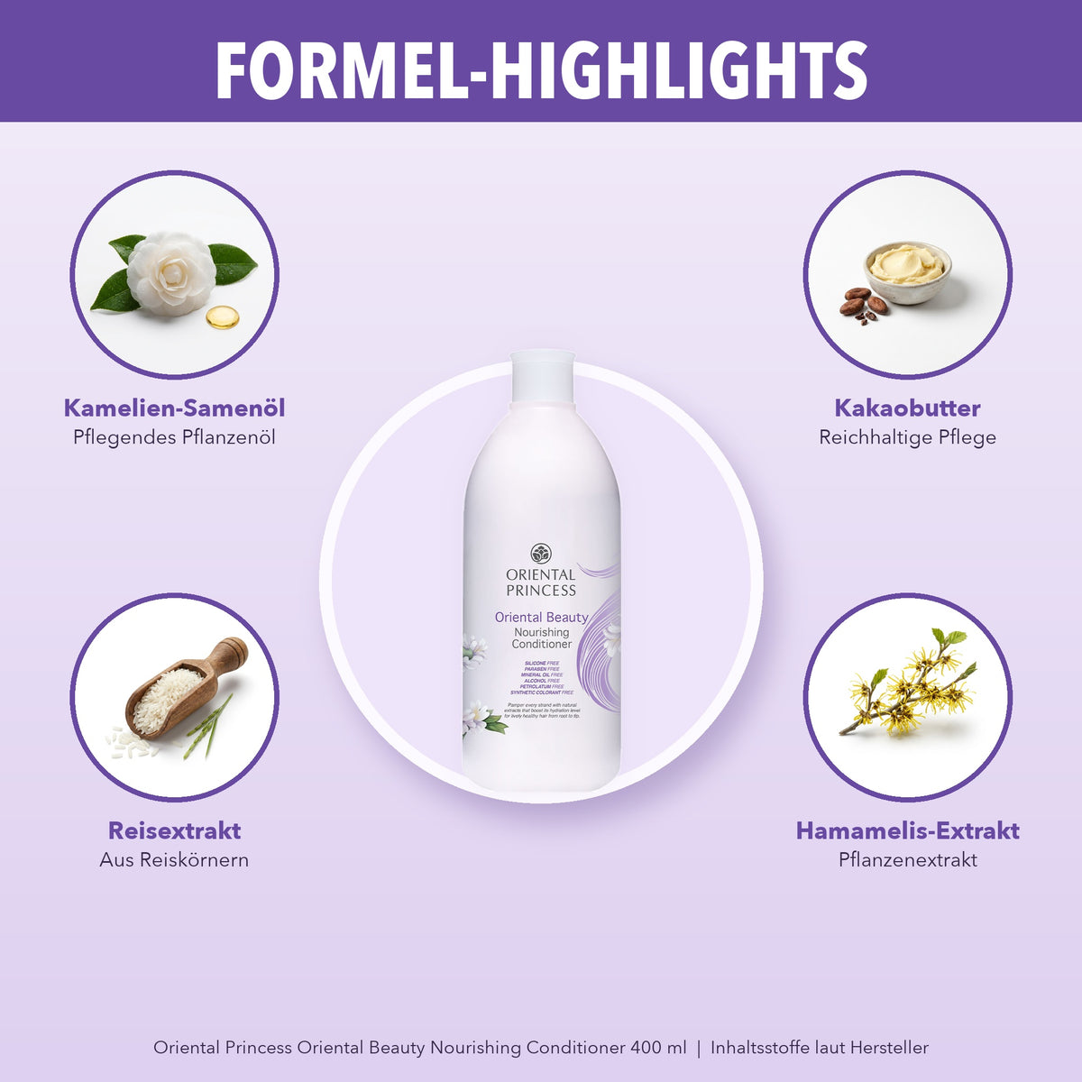 Oriental Princess Oriental Beauty Nourishing Conditioner 400 ml | Formula highlights