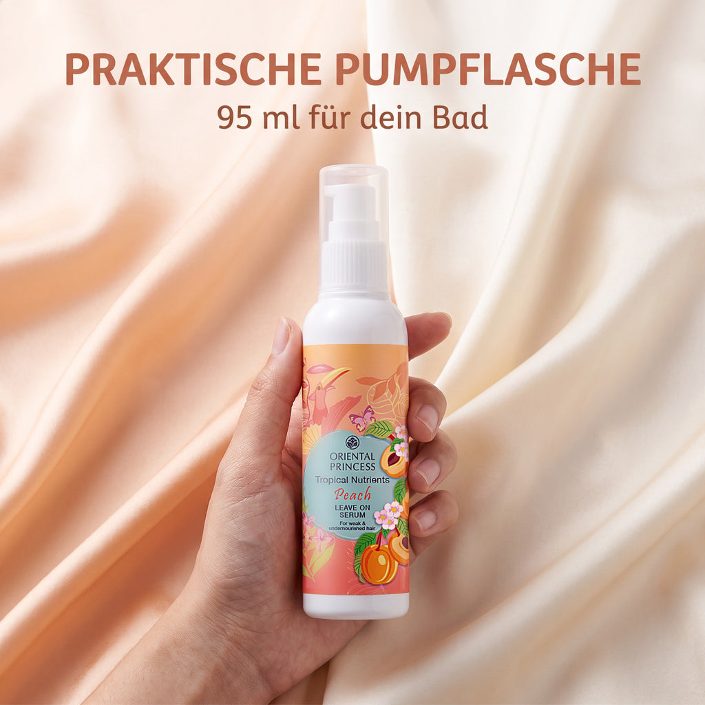 Oriental Princess Tropical Nutrients Peach Leave-on Serum 95 ml | Praktische Pumpflasche