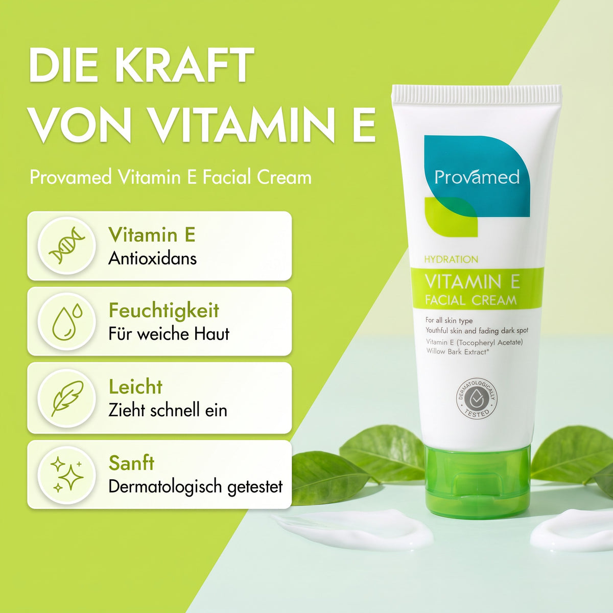 Provamed Vitamin E Facial Cream 50 ml | Benefits