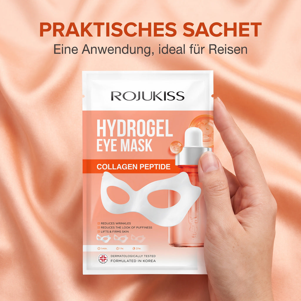 Rojukiss Collagen Peptide Hydrogel Eye Mask (15 g) | Handy on the go