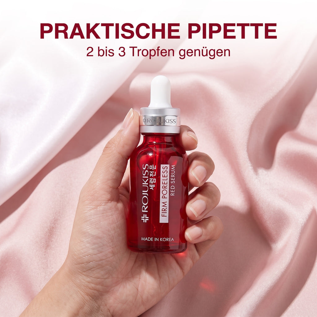 Rojukiss Firm Poreless Red Serum 30 ml | Handy on the go