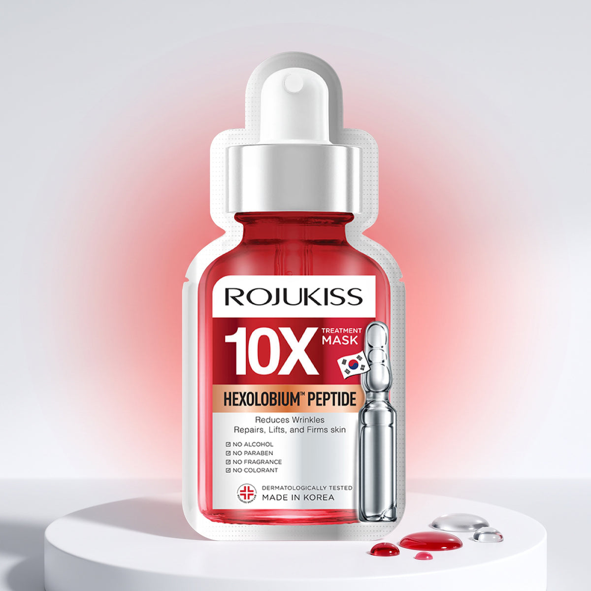 Rojukiss Hexolobium Peptide 10X Sheet Mask (24 ml) | Product image