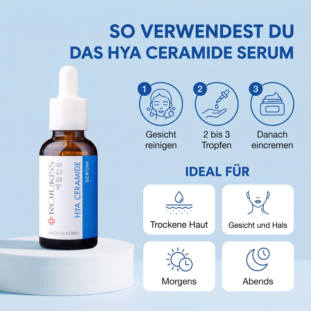 Rojukiss Hya Ceramide Serum 30 ml | How to use