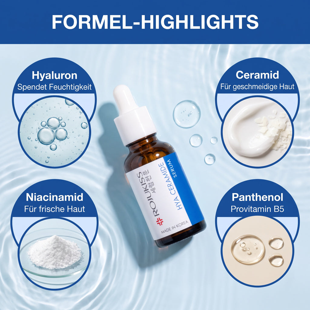 Rojukiss Hya Ceramide Serum 30 ml | Formula highlights