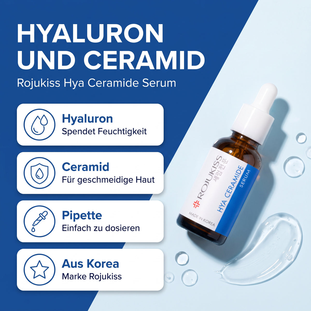 Rojukiss Hya Ceramide Serum 30 ml | Benefits