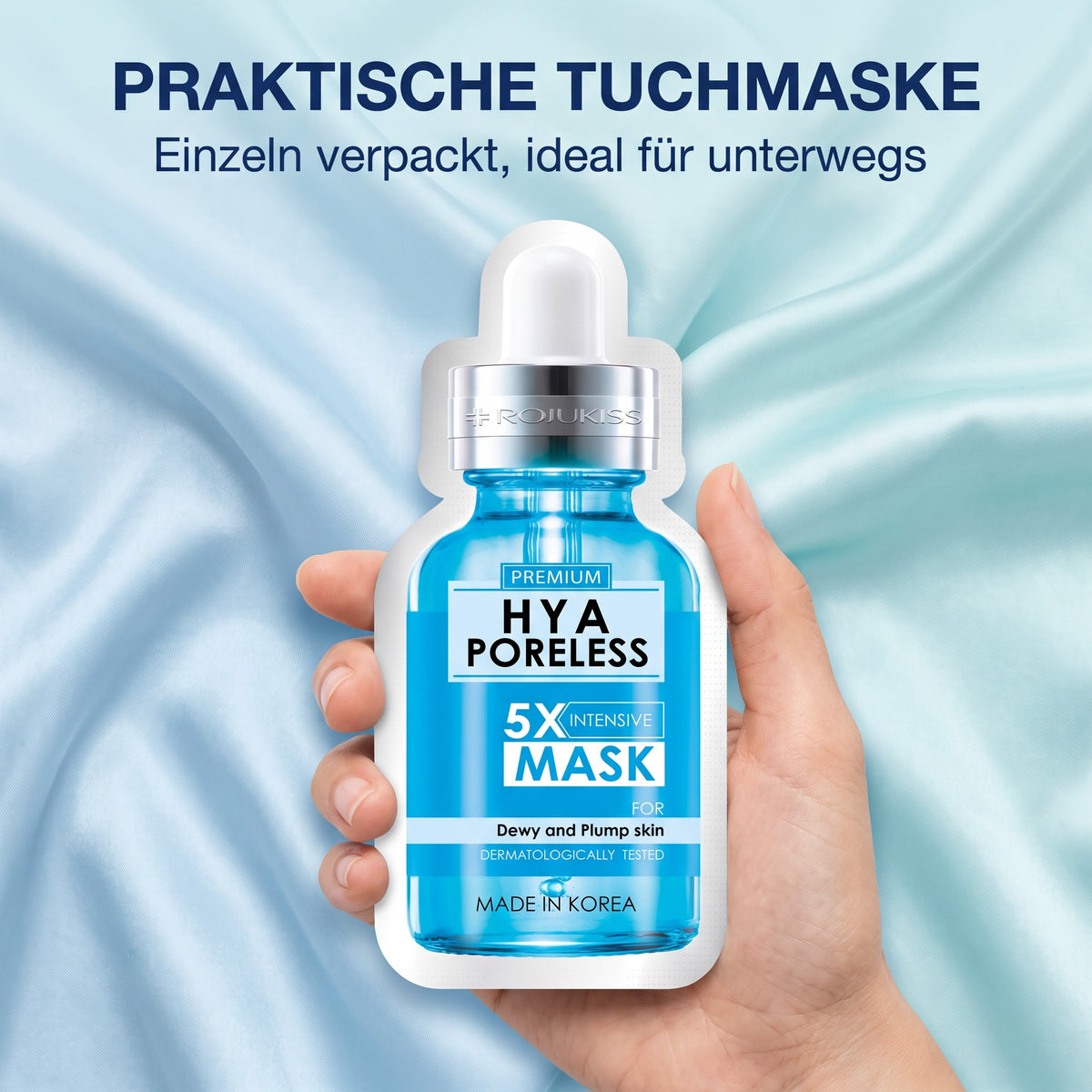 Rojukiss HYA Poreless 5X Sheet Mask (25 ml) | Handy on the go