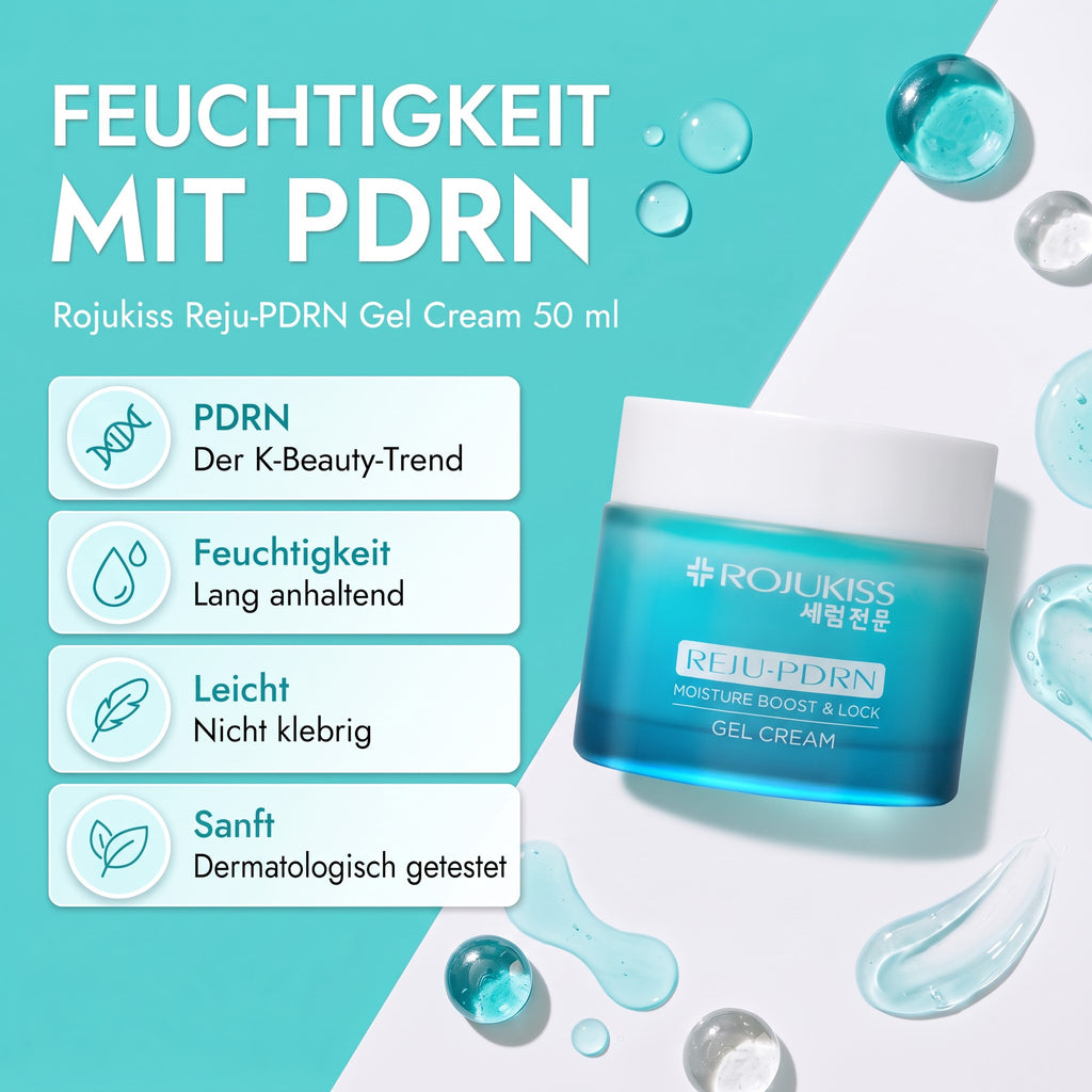 Rojukiss Reju-PDRN Moisture Boost & Lock Gel Cream 50 ml | Benefits