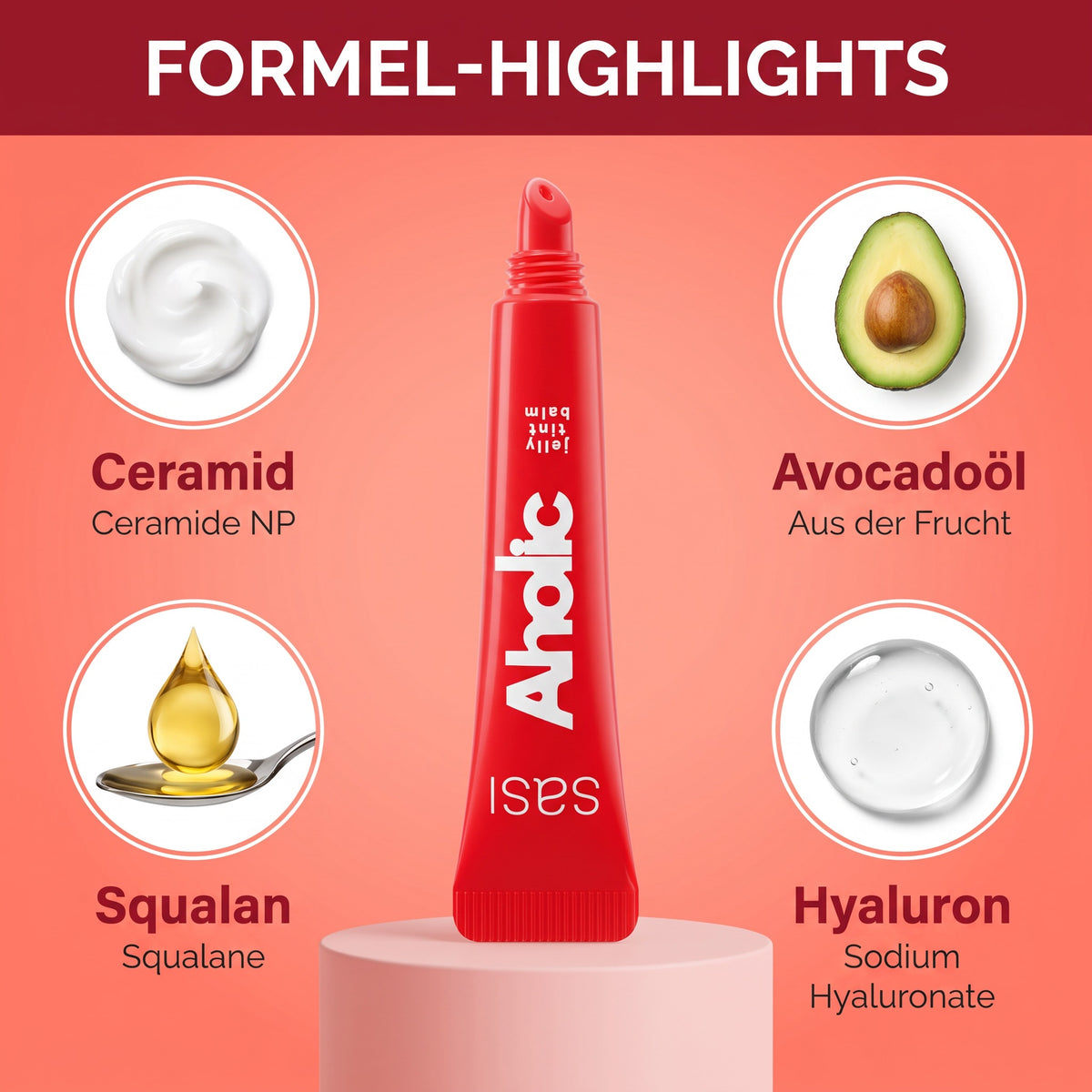 Sasi Aholic Jelly Tint Balm 8 ml | Formula highlights