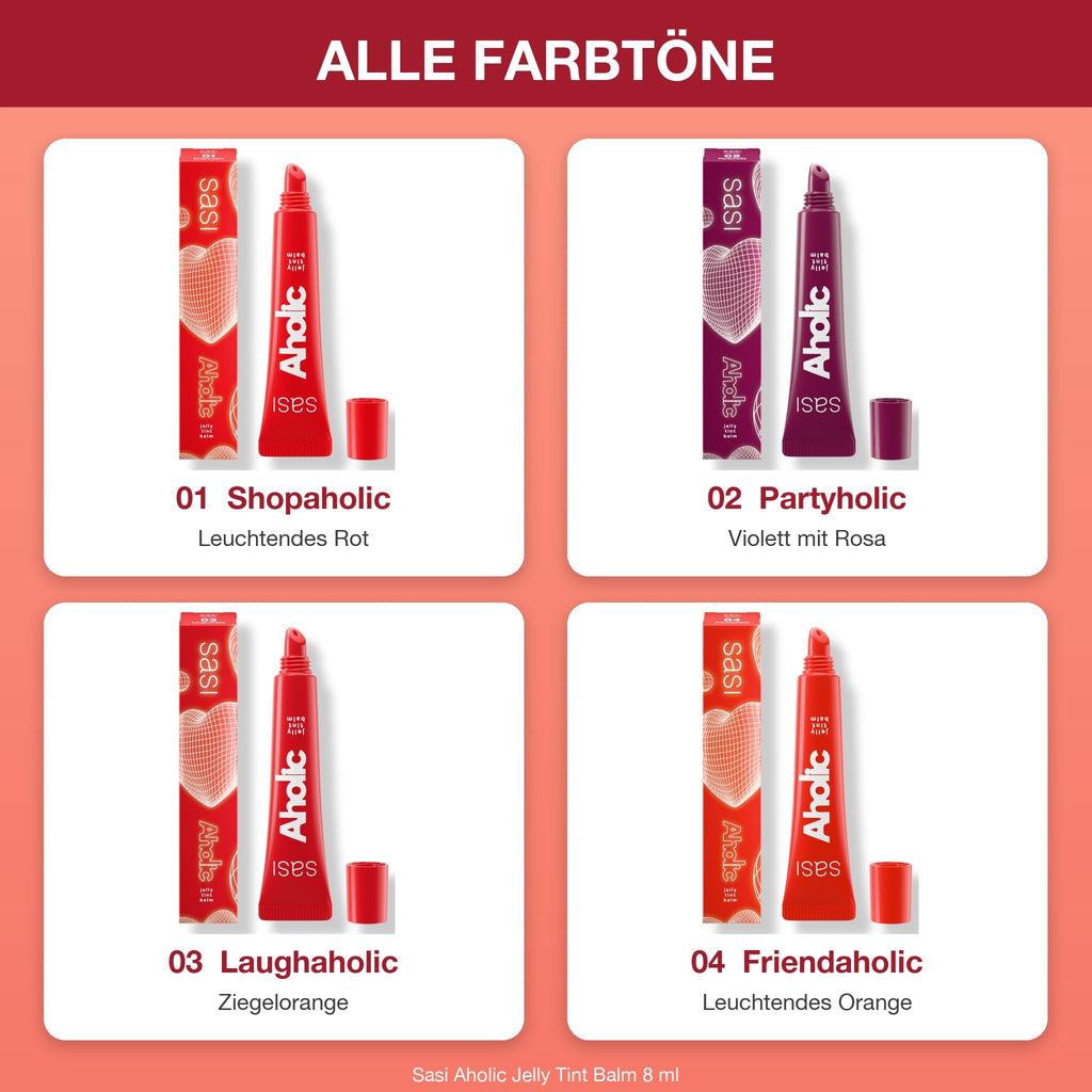 Sasi Aholic Jelly Tint Balm 8 ml | All shades
