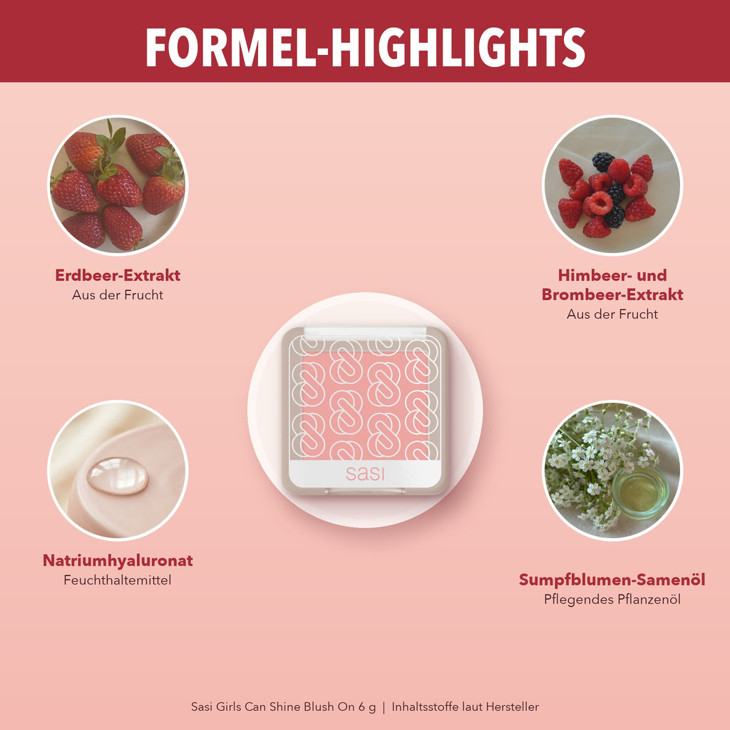 Sasi Girls Can Shine Blush On 6 g | Formel-Highlights