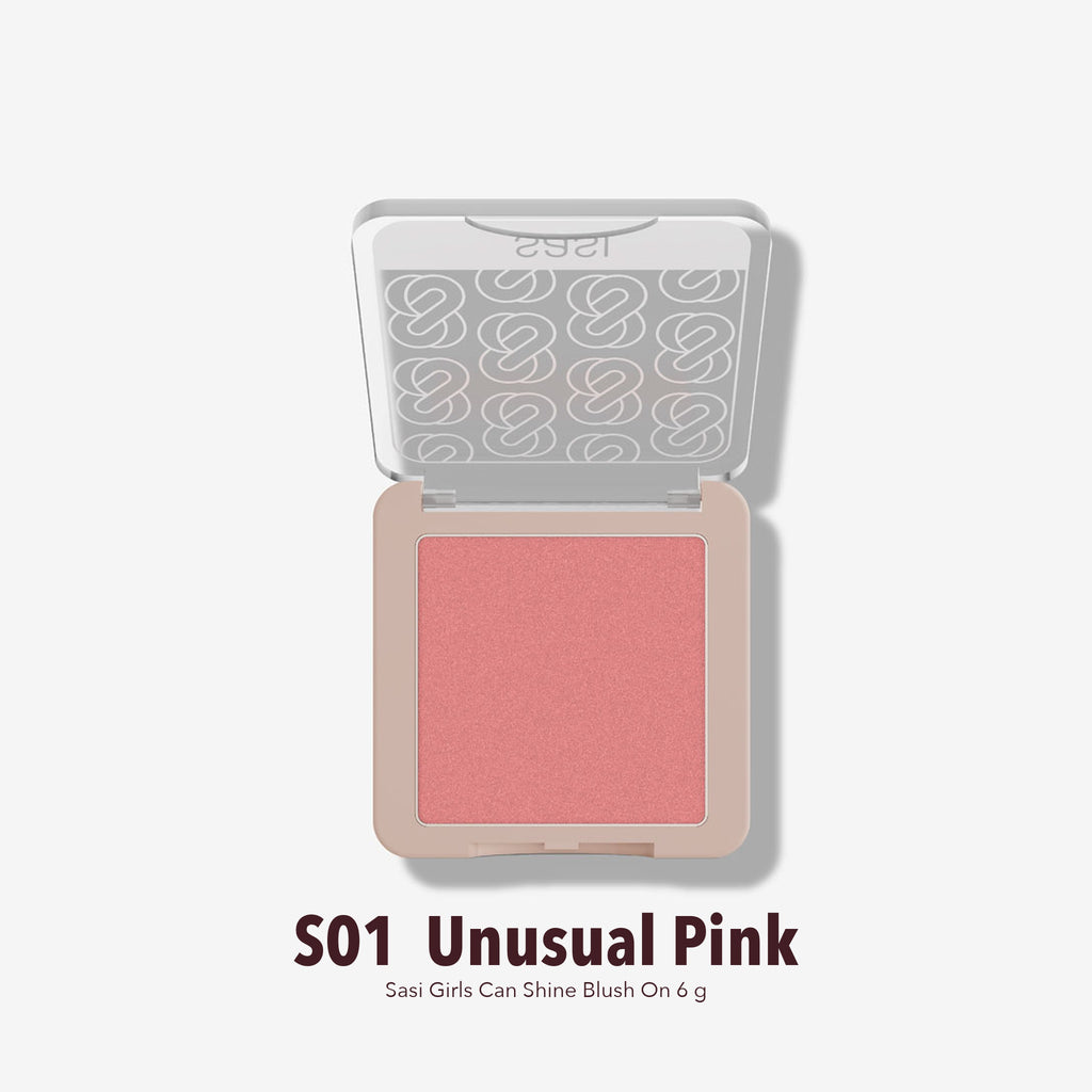 Sasi Girls Can Shine Blush On 6 g | S01 Unusual Pink