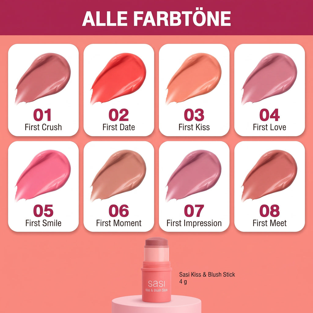 Sasi Kiss & Blush Stick 4 g | All shades