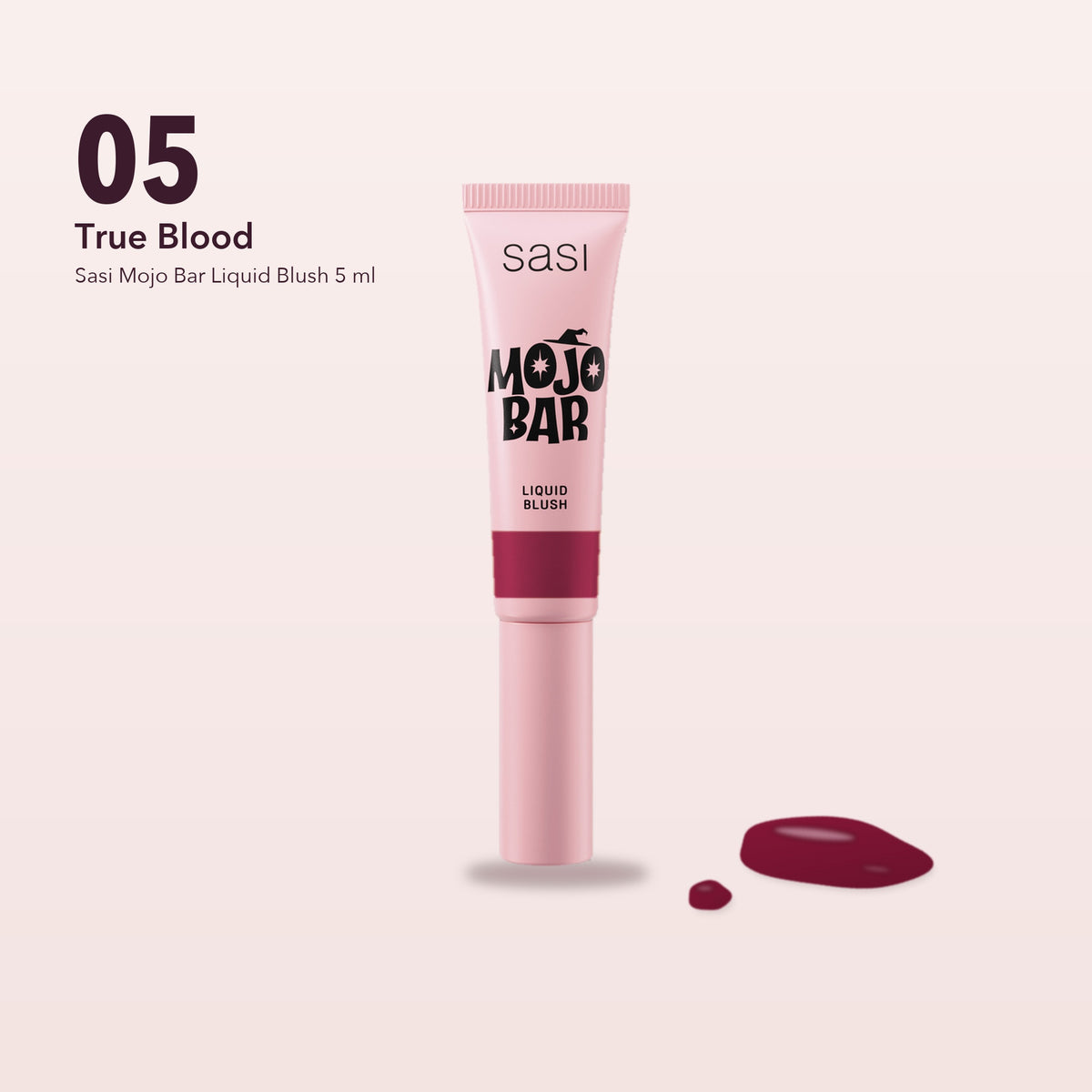 Sasi Mojo Bar Liquid Blush 5 ml | 05 True Blood
