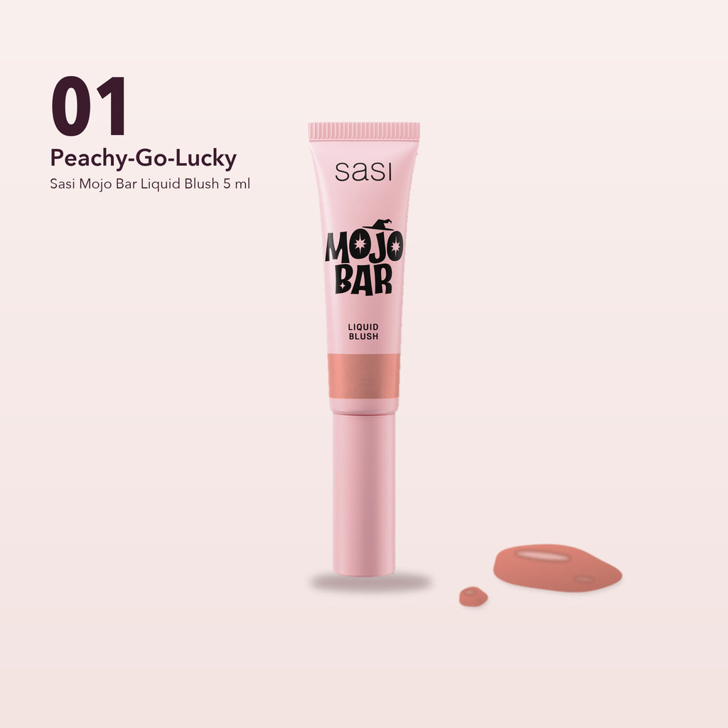 Sasi Mojo Bar Liquid Blush 5 ml | 01 Peachy-Go-Lucky
