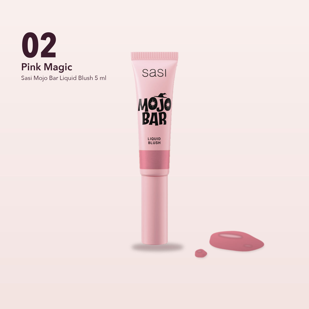 Sasi Mojo Bar Liquid Blush 5 ml | 02 Pink Magic