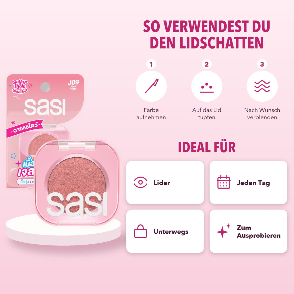 Sasi Sugar Rush Eyeshadow 1.8 g | How to use