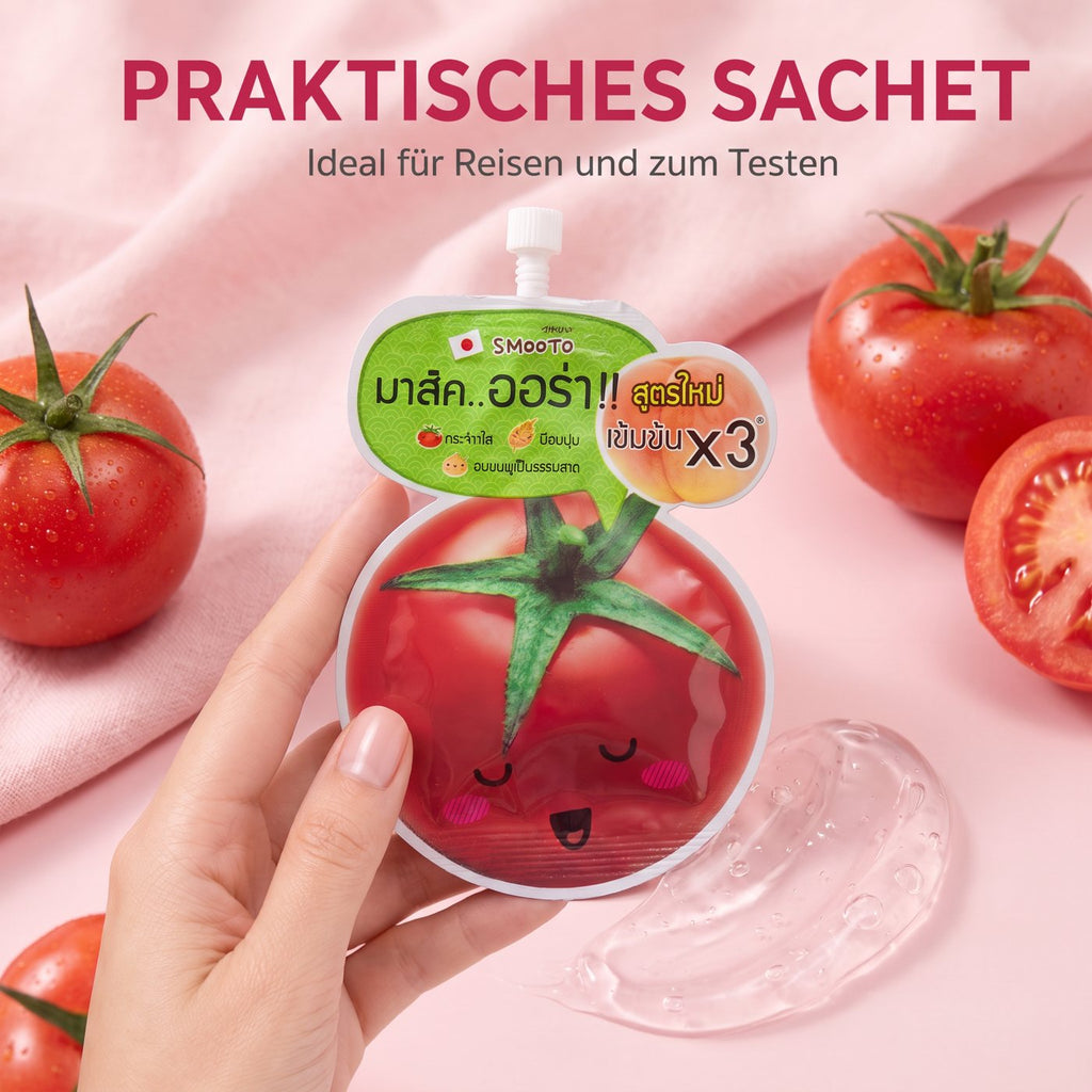 Smooto Tomato Collagen Sleeping Mask (10 g) | Handy on the go
