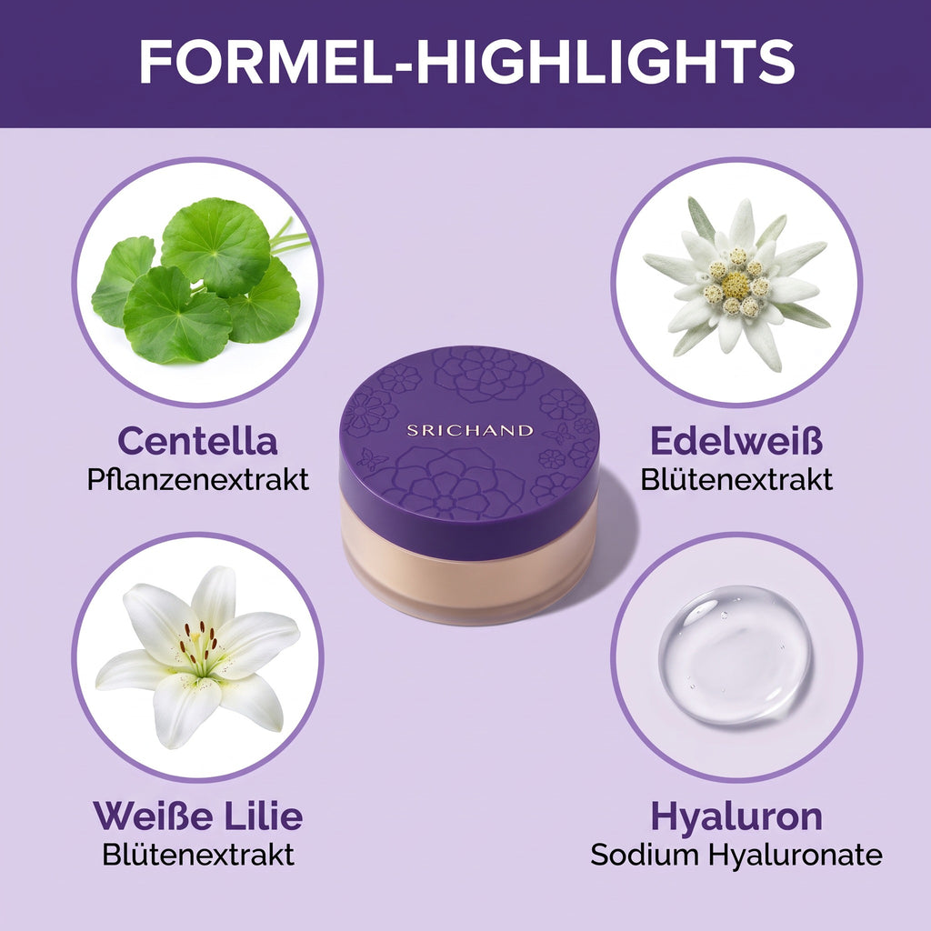 Srichand Bare to Perfect Translucent Powder 10 g | Formula highlights