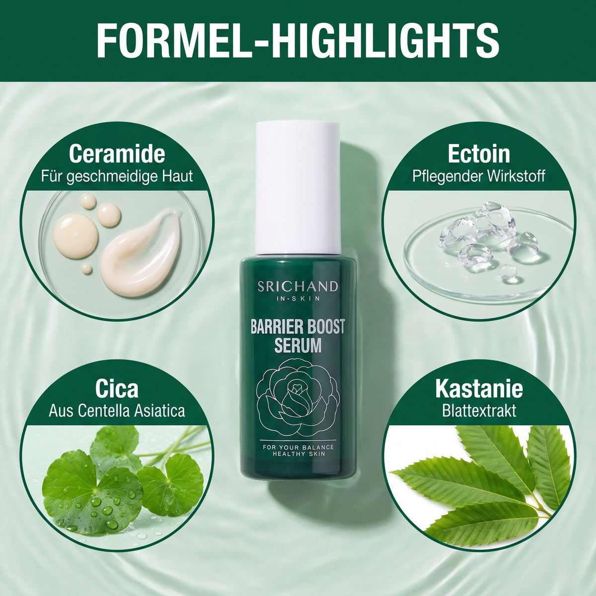 Srichand Barrier Boost Serum 30 ml | Formula highlights