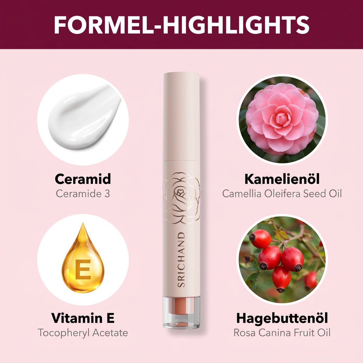 Srichand Feelin Me Matte Liquid Lip 3 g | Formula highlights