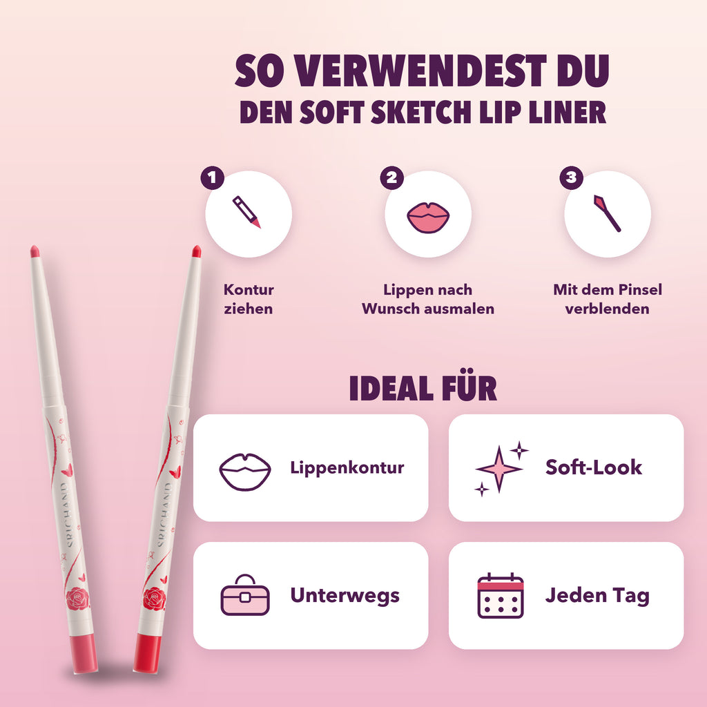Srichand Masterpiece Me Soft Sketch Lip Liner 0,2 g | So verwendest du
