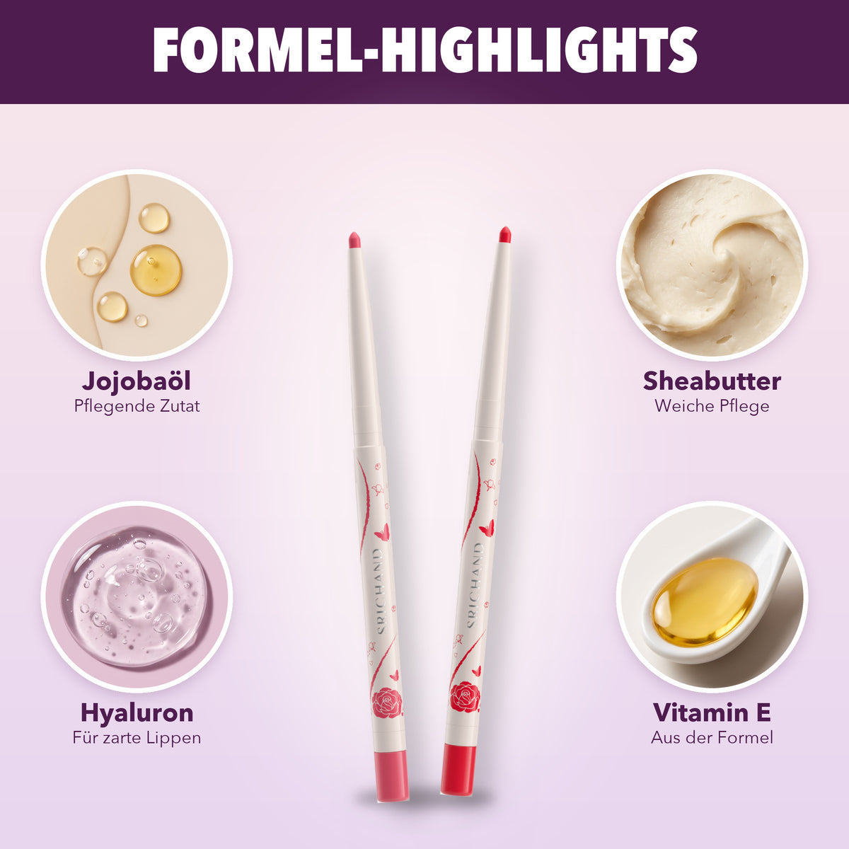 Srichand Masterpiece Me Soft Sketch Lip Liner 0,2 g | Formel-Highlights