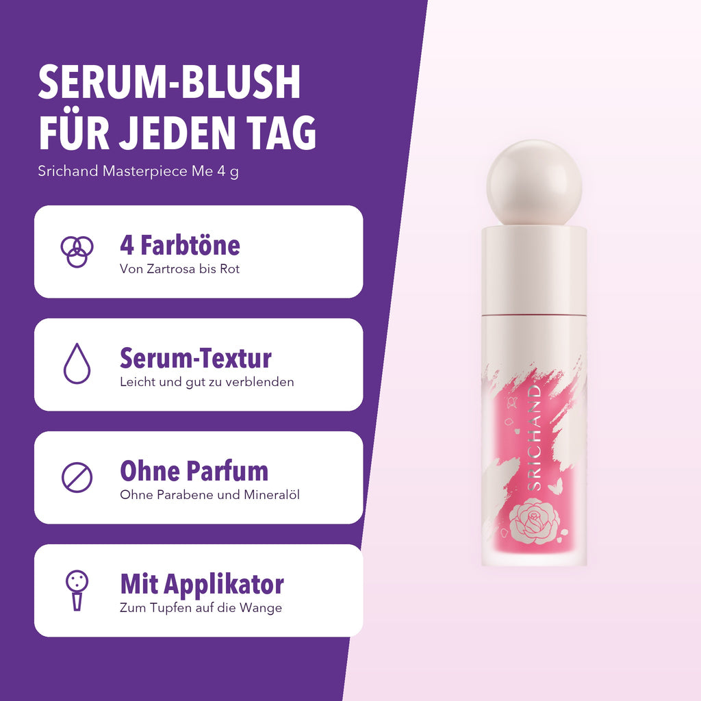 Srichand Masterpiece Me Watercolor Liquid Blush 4 g | Benefits