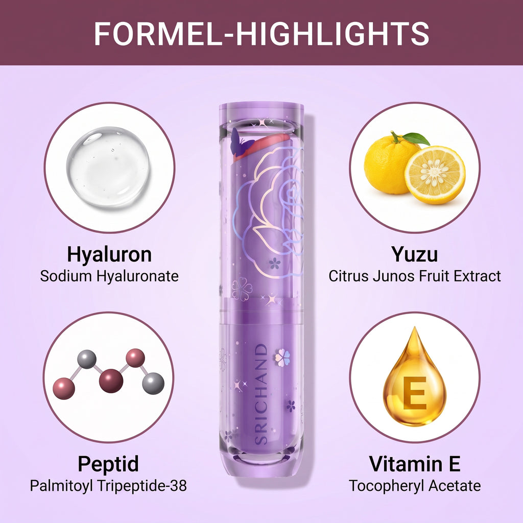 Srichand Rise & Shine Plumping Lipstick 3 g | Formel-Highlights