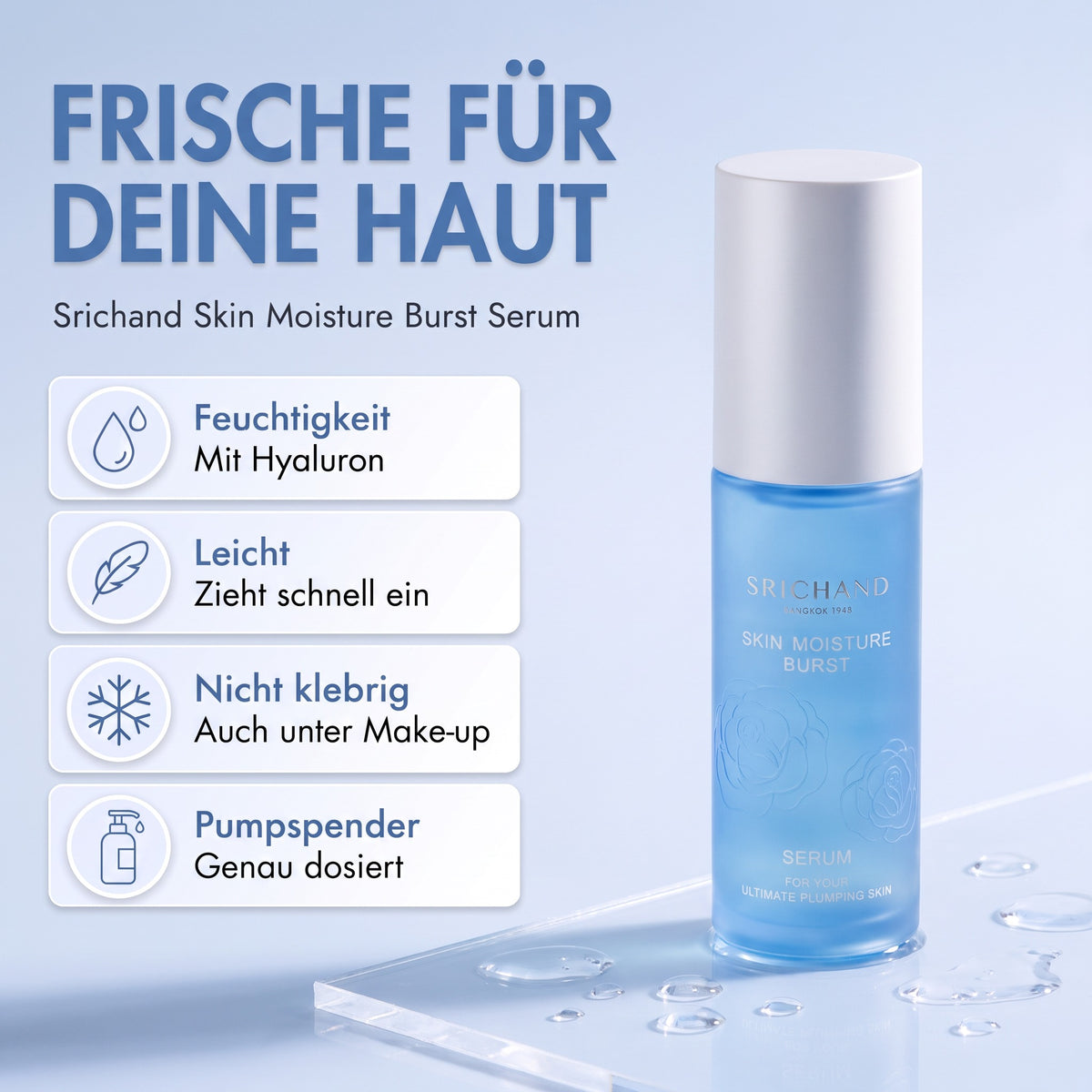 Srichand Skin Moisture Burst Serum 50 ml | Benefits