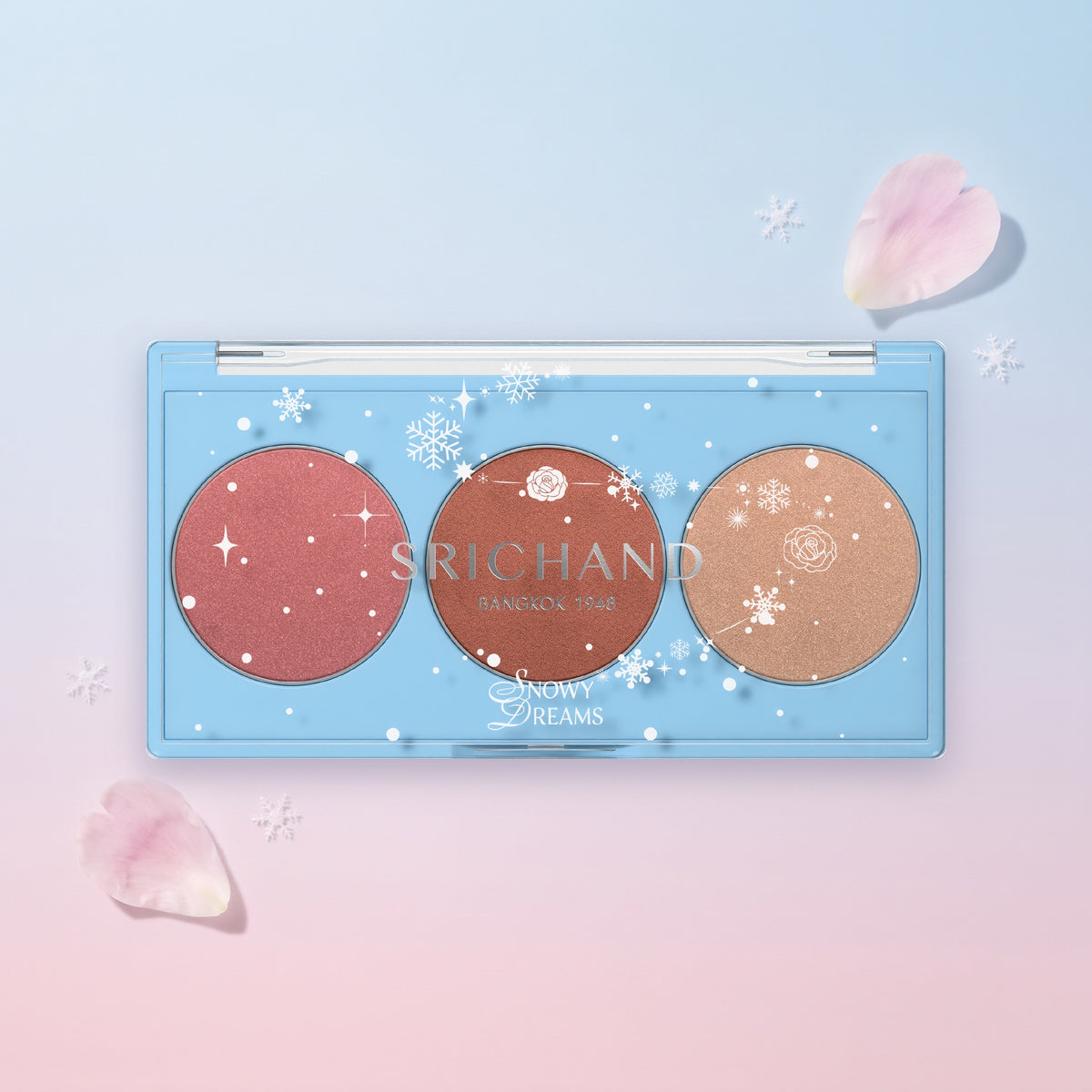 Srichand Snowy Dreams Cheek Palette 9 g | 02 Warm Night